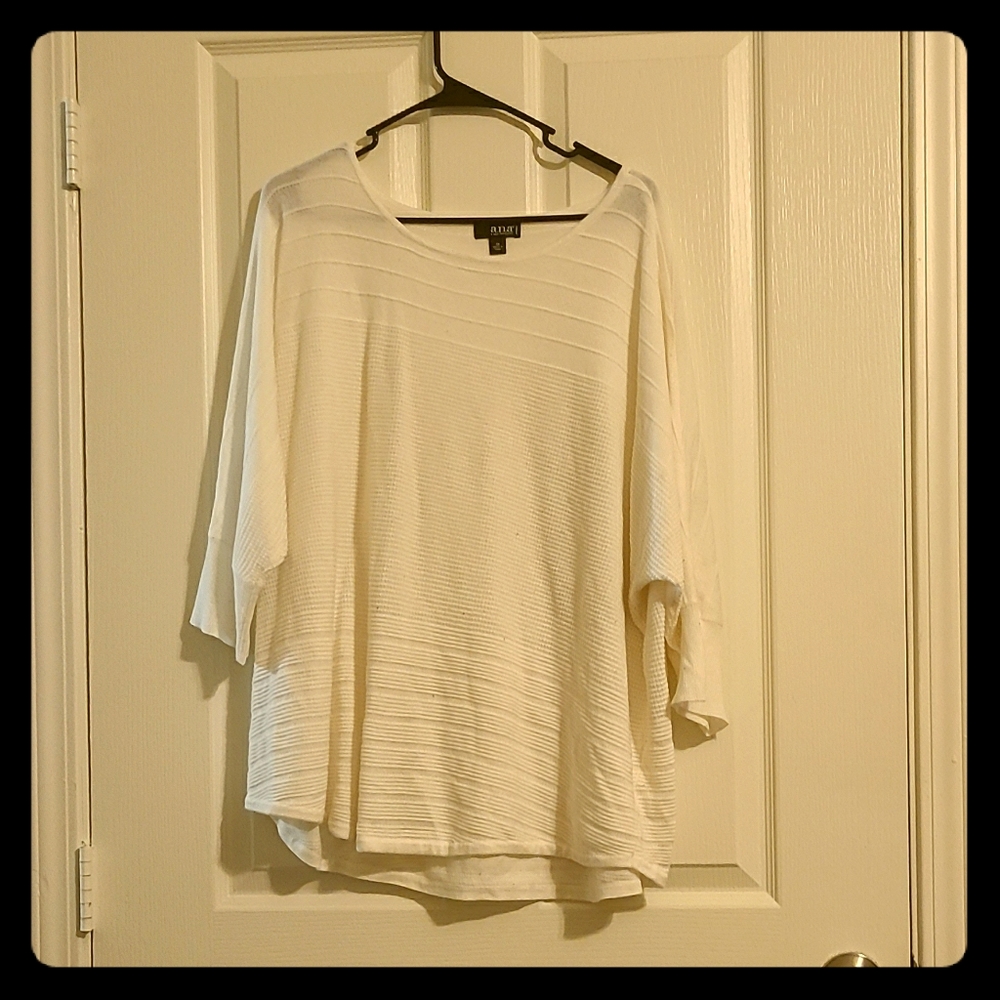 White, soft sweater